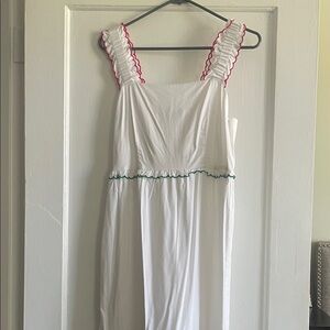 LOFT White Textured Dress